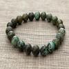 African Turquoise Crystal Bead Bracelet 8mm, Wholesale Genuine African Turquoise Stretch Gemstone Bracelet, Healing Crystal Bracelet Bead Bracelet, Gift for Men & Women view 3