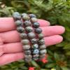 African Turquoise Crystal Bead Bracelet 8mm, Wholesale Genuine African Turquoise Stretch Gemstone Bracelet, Healing Crystal Bracelet Bead Bracelet, Gift for Men & Women view 4