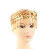 1Pc Women Belly Dance Hairpin Coins Tassels Gypsy Headband Indian Performance Clothing Headbands Head Chain Party Hair Jewelry (Color : A) view 1