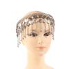 1Pc Women Belly Dance Hairpin Coins Tassels Gypsy Headband Indian Performance Clothing Headbands Head Chain Party Hair Jewelry (Color : A) view 3