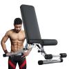 RIEJIN Weight Bench Adjustable Workout Bench for Home Exercise Bench Gym Bench, Strength Training. Foldable Incline Decline Lifting view 1