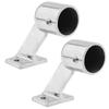 SagaSave 316 Stainless Steel Boat Hand Rail Fitting, End Stanchion End-Right/Center/Front-Lift Handrail Fitting, 4pcs Marine Boat Yacht Stern Bracket Hardware Fittings, Size 22mm(7/8") & 25mm(1") view 1