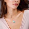 Aurora Tears Butterfly Necklace Earrings Ring Bracelet - Women 925 Sterling Silver Animal Butterflies March Birthstone Pendant Blue Crystal Wedding Birthday Jewelry DP0311H view 3