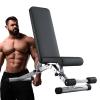 RIEJIN Foldable Workout Bench Adjustable Weight Bench Press 880 LBS Weight Capacity for Strength Training Home Gym Equipmenta view 1