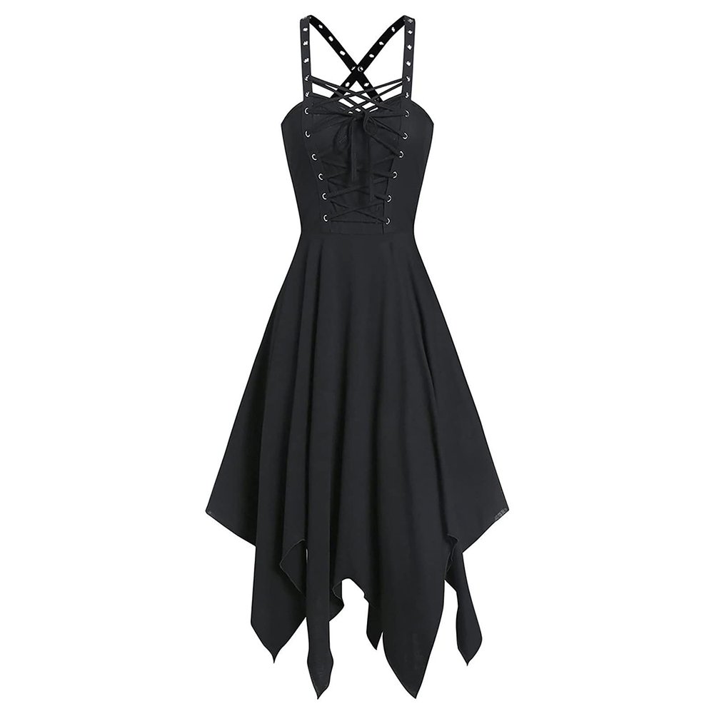 Witch Costume For Women Halloween Costumes Scary Masquerade Ball Gown Halloween Costume Women Women'S Halloween Costumes Medieval Witch Dress Gothic Dresses Women Halloween Witchy Dress
