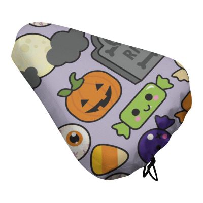 Cartoon Candy Bike Seat Cover Waterproof and Dustproof Adjustable Soft Saddle Cushion Covers