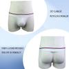 JOCKMAIL 2PCS/Pack Mens Jock Strap Briefs Mens Athletic Jockstrap Mens Cotton Seamless Thongs Underwear (as1, alpha, l, regular, regular, 231White+232White) view 2