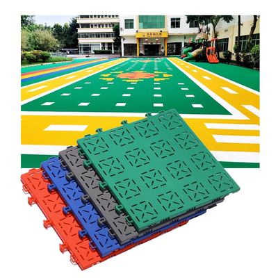 25CM Outdoor Waterproof Modular Interlocking Floor Tiles, Easy to Install/Waterproof DIY Colored Plastic Sports Floor mat (Color : Purple, Size : 1PCS)