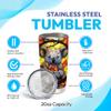 Hyturtle Personalized Gifts Koala Lover - Koala Prints Customized Name Stainless Steel Tumbler 20 oz With Lid - Idea Cute Animals Lover Gifts For Women, Girl, Kids On Birthday, Christmas view 4