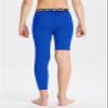 DEVOROPA Youth Boys One Leg Compression Pants for Basketball 3/4 Leggings Sports Tights Kids Athletic Soccer Base Layer Royal XS view 4