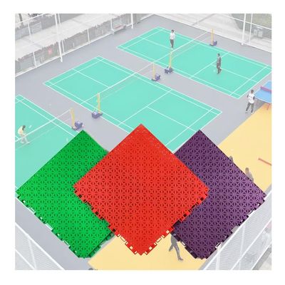 12 inches Basketball Court Modular Interlocking Floor Tiles with Drain Hole Stadium Park Large Public Places Sports Floor mats (Color : Green-1, Size : 10PCS)