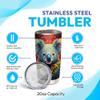 Hyturtle Personalized Gifts Koala Lover - Koala Prints Customized Name Stainless Steel Tumbler 20 oz With Lid - Idea Cute Animals Lover Gifts For Women, Girl, Kids On Birthday, Christmas view 4