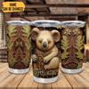 Hyturtle Personalized Gifts Koala Lover - 2D Koala Prints Customized Name Stainless Steel Tumbler 20 oz With Lid - Idea Cute Animals Lover Gifts For Women, Girl, Kids On Birthday, Christmas view 2