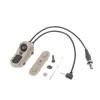 NECARL ModButton Dual Pressure Switch, Tactical Light Switch with SF + 2.5mm Plug for M300/M600 Scout Weapon Flashlights + PEQ DBAL NGAL, Fit for 20mm Picatinny Mlok Keymod Rail (DE) view 1
