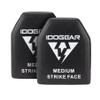 IDOGEAR Tactical EVA Foam Plate High Elasticity Soft Shock Plate for Vest Inner Liner Black 2pcs in Medium Size 10x12'' view 2