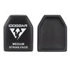IDOGEAR Tactical EVA Foam Plate High Elasticity Soft Shock Plate for Vest Inner Liner Black 2pcs in Medium Size 10x12'' view 3