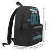 RIAWARME Custom Jacksonville Backpack for Men Women, Personalized Backpacks with Name and Number, Customize Casual Backpack Gifts for Fans view 2