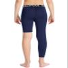 DEVOROPA Youth Boys Leggings One Leg Compression Pants 3/4 Basketball Sports Tights Running Capris Kids Athletic Base Layer Navy XL view 4