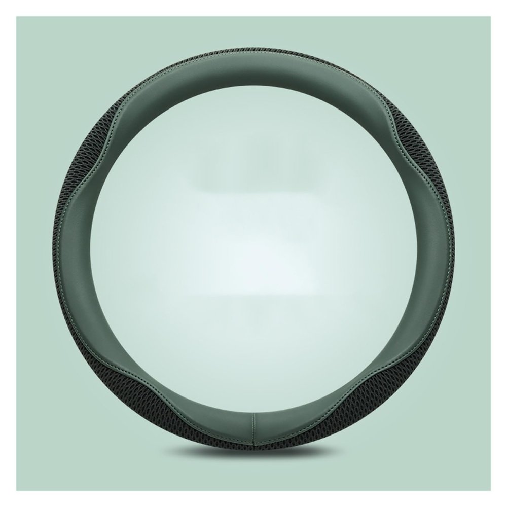 FUERU Car Steering Wheel Cover Set Universal Car Steering Wheel Cover Four Seasons Ice Silk Soft Skin-Friendly Breathable Car Interior (Color : 1#)