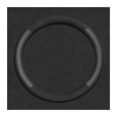 FUERU Car Steering Wheel Cover Set Car Steering Wheel Cover 14.5-156 Inches Genuine Leather Breathable Sweat-Absorbing Car Interior (Color : 1#)