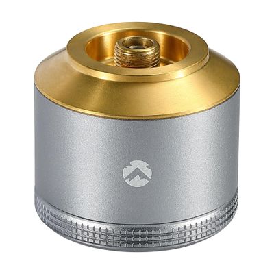 CAMPINGMOON Empty Refillable Mini Fuel Cylinder 15g for Backpacking Camping Gas Lantern TC-15 Silver