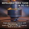 CAMPINGMOON Empty Refillable Mini Fuel Cylinder 15g for Backpacking Camping Gas Lantern TC-15 Silver view 2
