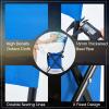 Jerify 2 Pcs Fishing Chair with Cooler Bag Multi-Function Foldable Compact Fishing Stool Hunting Chair Portable Backrest Stool with Folding Backpack for Finishing Camping Hunting Travel(Blue) view 4