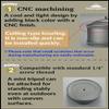 CAMPINGMOON Replacement Empty Refillable Gas Fuel Cylinder Standard for Backpacking Camping Stove EN417 Lindal Valve 110g TC-35 view 3