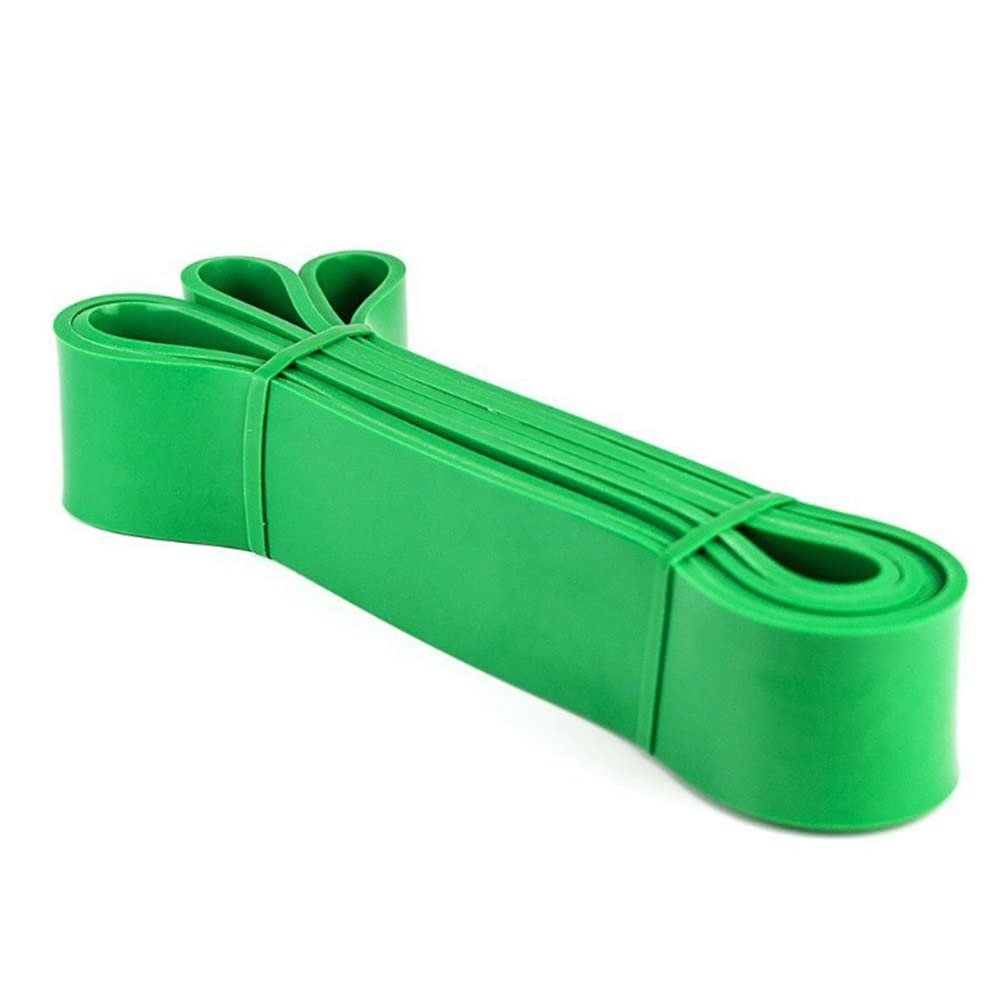 DANCOLOR Resistance Bands Natural Rubber Rally Fitness Body Building Yoga Pull Rope Different Strengths Skin-Friendly Stretching (Color : Green, Size : 208 * 1.3 * 0.45cm)