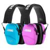 PROHEAR 016 Shooting Ear Protection Earmuffs 2 Pack, NRR 26dB for Gun Range, Hunting -Blue+Pink view 1