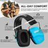 PROHEAR 016 Shooting Ear Protection Earmuffs 2 Pack, NRR 26dB for Gun Range, Hunting -Blue+Pink view 3