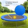JIUYEKEW Universal Replacement Trampoline Safety Pad, Safety Guard Spring Cover Edge Protection Fits 8ft 10ft 12ft 13ft 14ft 15ft 16ft Frames, No Holes for Poles (14ft, Red) view 3