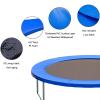 JIUYEKEW Universal Replacement Trampoline Safety Pad, Safety Guard Spring Cover Edge Protection Fits 8ft 10ft 12ft 13ft 14ft 15ft 16ft Frames, No Holes for Poles (14ft, Red) view 4