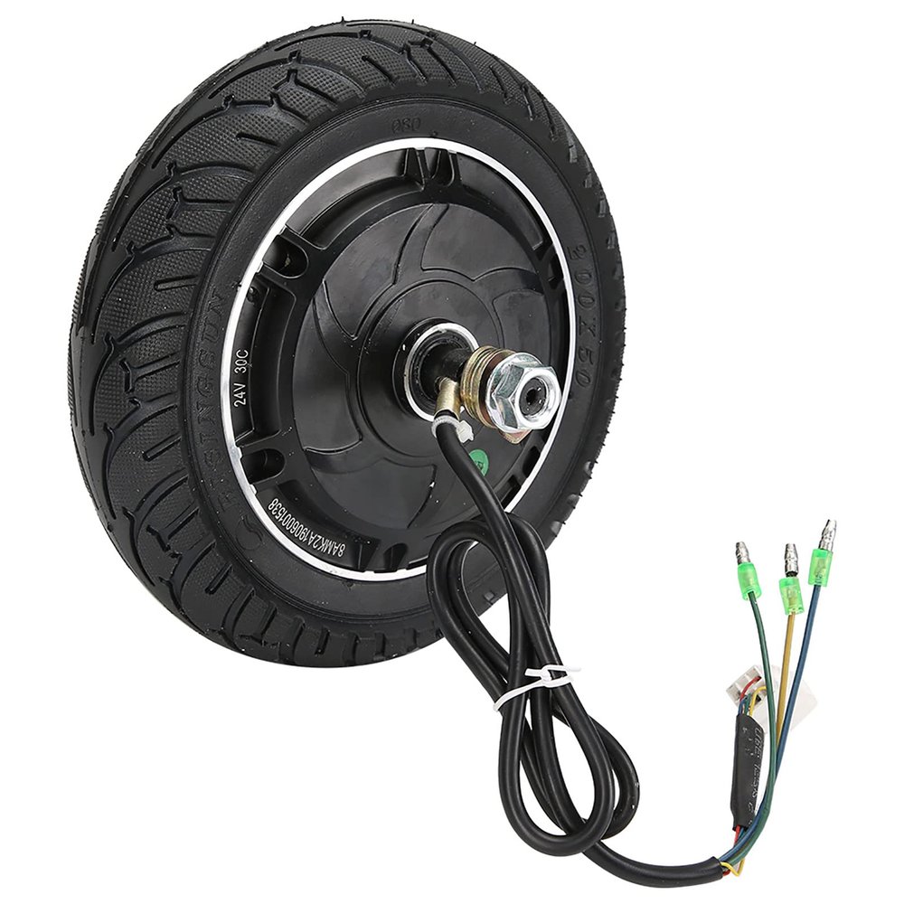 36v Scooter Motor 8inch Electric Scooter Brushless Wheel Hub Motor with Tyre Motor Vehicle Accessory