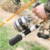 Spincast Bowfishing Reel with Fishing Reel Seat, Slingshot Bow Fishing, Left and Right Reversible Handle,for Compound Bow and Recurve Bow view 2