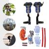 DouSeiAi Tree Climbing Spikes Set, Tree Climbing Spurs, Climbing Spikes for Tree Worker, for Arborist Climbing, Picking Fruit, Indoor and Outdoor Sports, Bearing 330lbs view 4