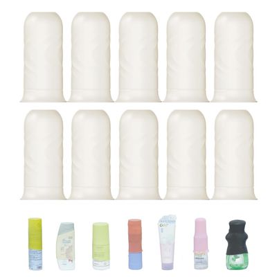 Silicone Bottle Covers for Travel Essentials,Cruise Vacation Leak Proofing