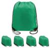 BeeGreen Christmas Green 20 pieces Drawstring Backpack Bags Cinch Bags Bulk Heavy Duty Gift Wrap Bags Machine Washable Lightweight Sackpack Outdoor Sport Bags for Men Women view 1