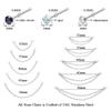Pierstyles Nose Ring Chain Stainless Steel Nose Chain Across Nose Silver Nose Piercing Chain with 3mm CZ Nose Screw Bone L-Shaped Ring for Women Men Nose Nostril Piercing Jewelry view 2