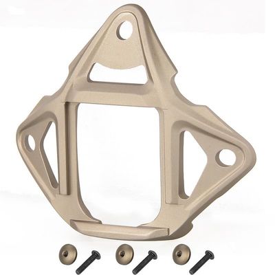 Metal 3-Hole Type 2 Skeleton NVG Mount Shroud Suitable with L4G24 Helmet Mount for AirFrame Helmet