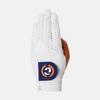 Duca del Cosma Men's Men's Golf Glove Men's Golf Glove Elite Pro - Left - White/Tan view 1