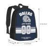 RIAWARME Custom Dallas Backpack for Men Women, Personalized Backpacks with Name and Number, Customized Football Style Backpack Gifts for Fans view 2