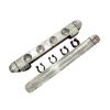 BAZAC 2Pcs 4 Pool Cue Rack Storage Table Rods Clip Bracket Wall Mounted Solid Wood Cue Rack Holder-Grey view 2