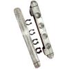 BAZAC 2Pcs 4 Pool Cue Rack Storage Table Rods Clip Bracket Wall Mounted Solid Wood Cue Rack Holder-Grey view 4