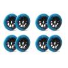JHKJ Hardness 85A Inline WheeIs for Inline Replacement Wheels for Big Wheel Professional Speed Skating 90mm 100mm 110mm,Blue,100mm view 1
