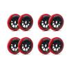 JHKJ Hardness 85A Inline WheeIs for Inline Replacement Wheels for Big Wheel Professional Speed Skating 90mm 100mm 110mm,Red,110mm view 1