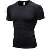 Compression Shirts for Men Short Sleeve Cool Dry Workout Running Gym T Shirts Black Undershirt for Football Basketball view 1