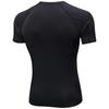 Compression Shirts for Men Short Sleeve Cool Dry Workout Running Gym T Shirts Black Undershirt for Football Basketball view 3