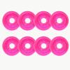 JHKJ Hardness 83A Inline Wheels Replacement Wheels 8 Pack for Any Product Using Inline Training Wheels 64mm 68mm 70mm 72mm 76mm 80mm,Pink,68mm view 1