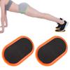 NDNCZDHC 2Pcs Fitness Sliding Disc, Disk Fitness Slider for Training Abdominal Core Strength, Abdominal Muscle Fitness Equipment for Men, Women (Yellow) view 3